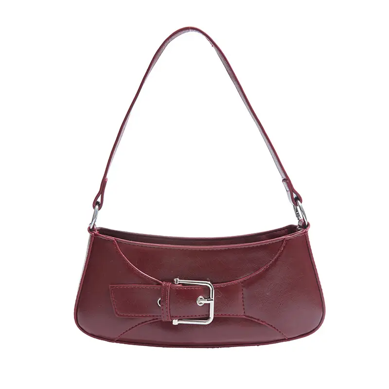 Red Leather Shoulder Messenger Bag for Women 2025 - Image 3