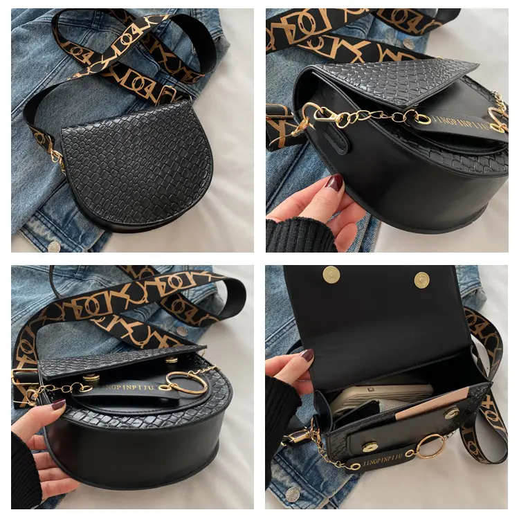 New Color Wide Shoulder Strap Saddle Bag 2025 — feature 8