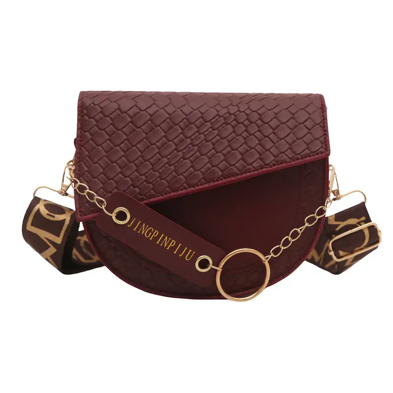 New Color Wide Shoulder Strap Saddle Bag 2025 - Image 2