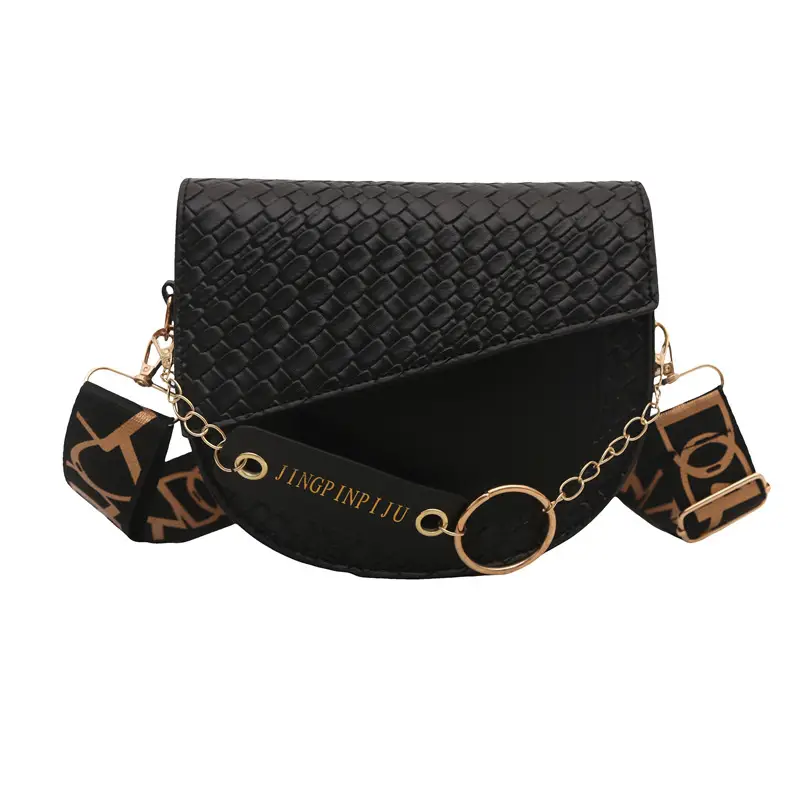 New Color Wide Shoulder Strap Saddle Bag 2025 - Image 3