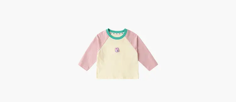 Dudujiya Baby Raglan T-Shirt White Spring New Boys Base — feature 9