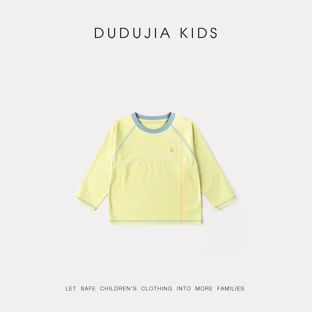 Dudujiya Baby Raglan T-Shirt White Spring New Boys Base - Image 21