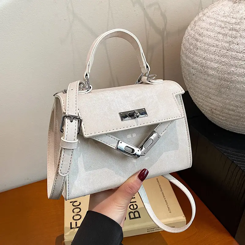 Women Crossbody Bag Pink Suede 2025 New Trend - Image 2