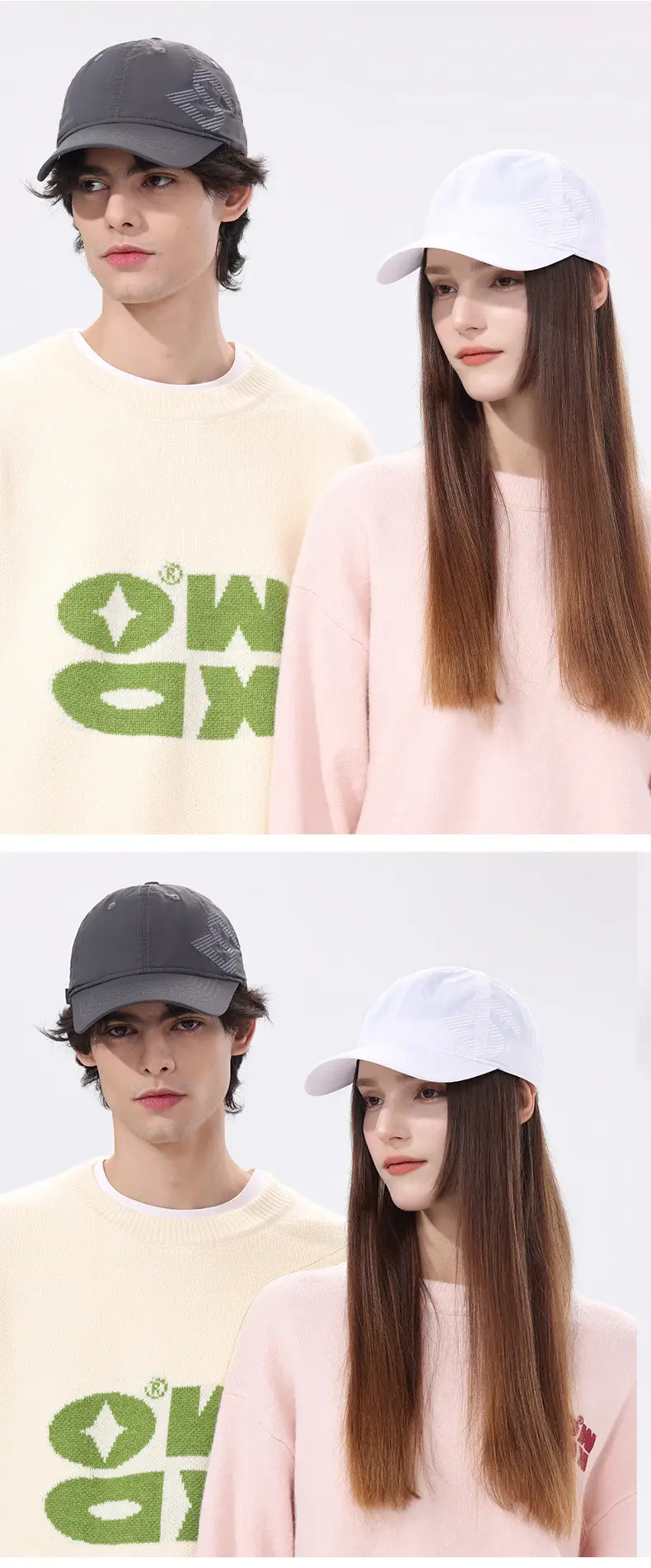 Black Embroidered Baseball Cap with Sunshade & Waterproof Design — feature 12
