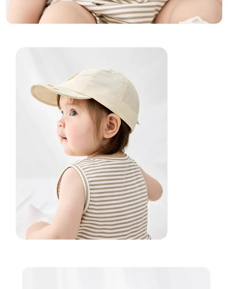 Pink Cotton Baby Cap for Boys Girls Spring Autumn — feature 16