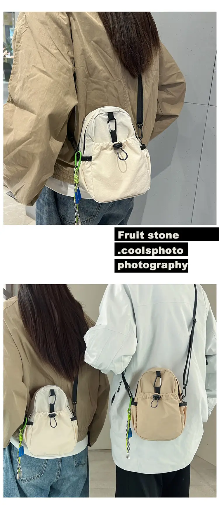 Women's Waterproof Mini Crossbody Bag Light Blue 2025 — feature 16