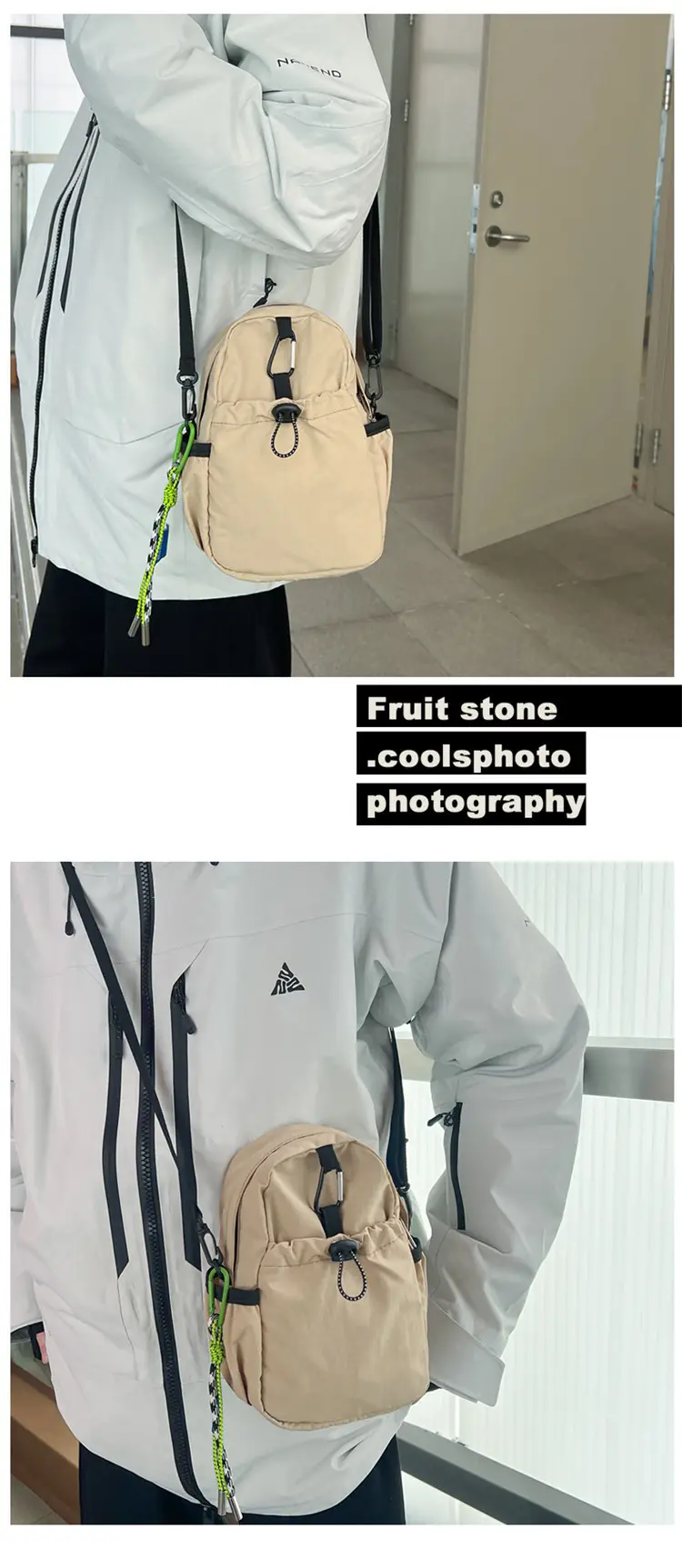Women's Waterproof Mini Crossbody Bag Light Blue 2025 — feature 26