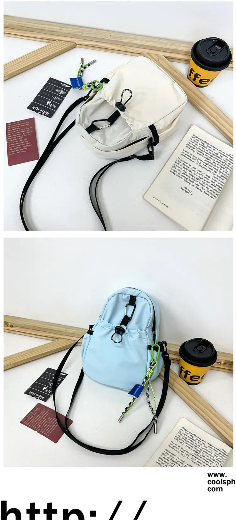 Women's Waterproof Mini Crossbody Bag Light Blue 2025 — feature 37