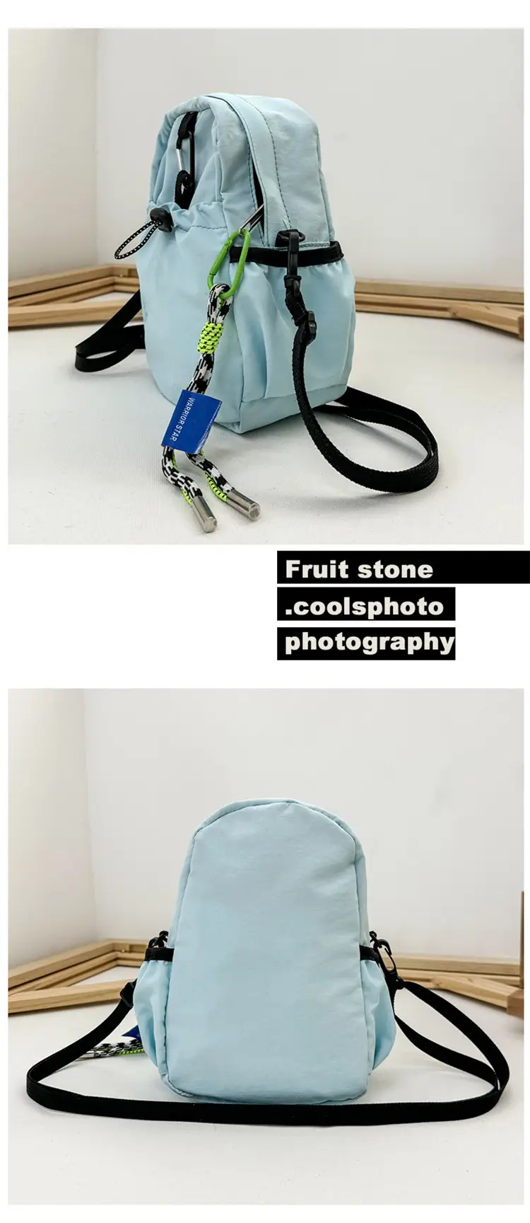 Women's Waterproof Mini Crossbody Bag Light Blue 2025 — feature 39