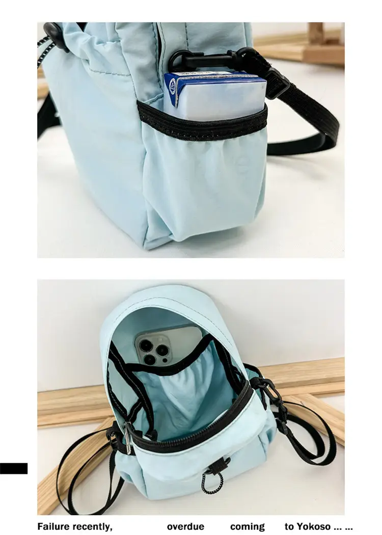 Women's Waterproof Mini Crossbody Bag Light Blue 2025 — feature 43