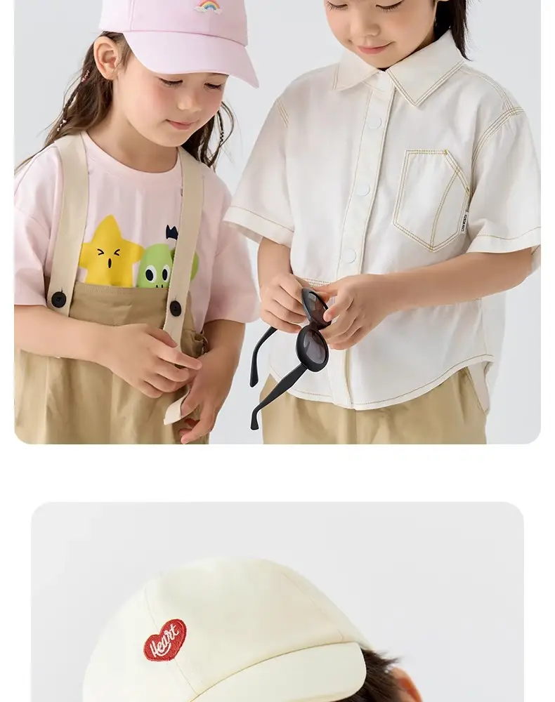 Nido Bear Cotton Baseball Cap Beige Baby Sunshade Cap — feature 14
