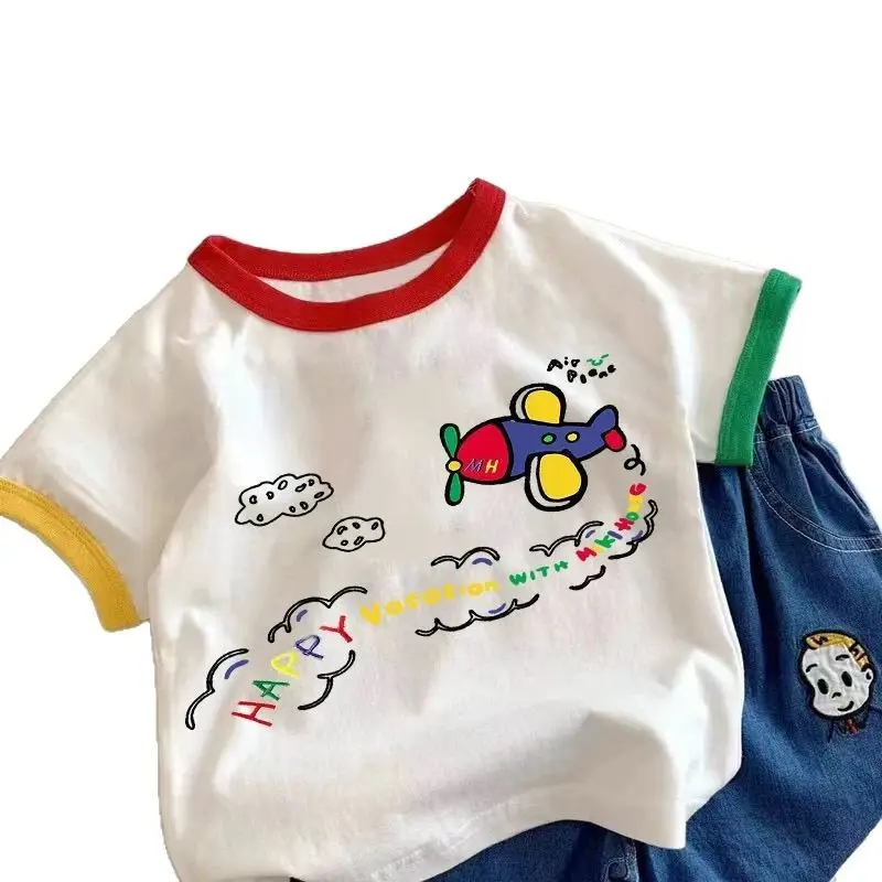 200x Cotton Mickey Print Boys Girls Summer Top - Image 15