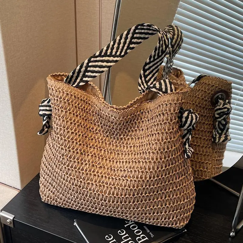 French Spring Niche Artistic Braided Tote Bag 2025 - Image 3