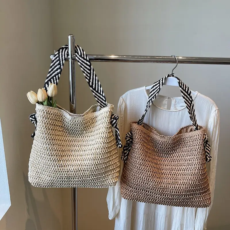 French Spring Niche Artistic Braided Tote Bag 2025 - Image 6