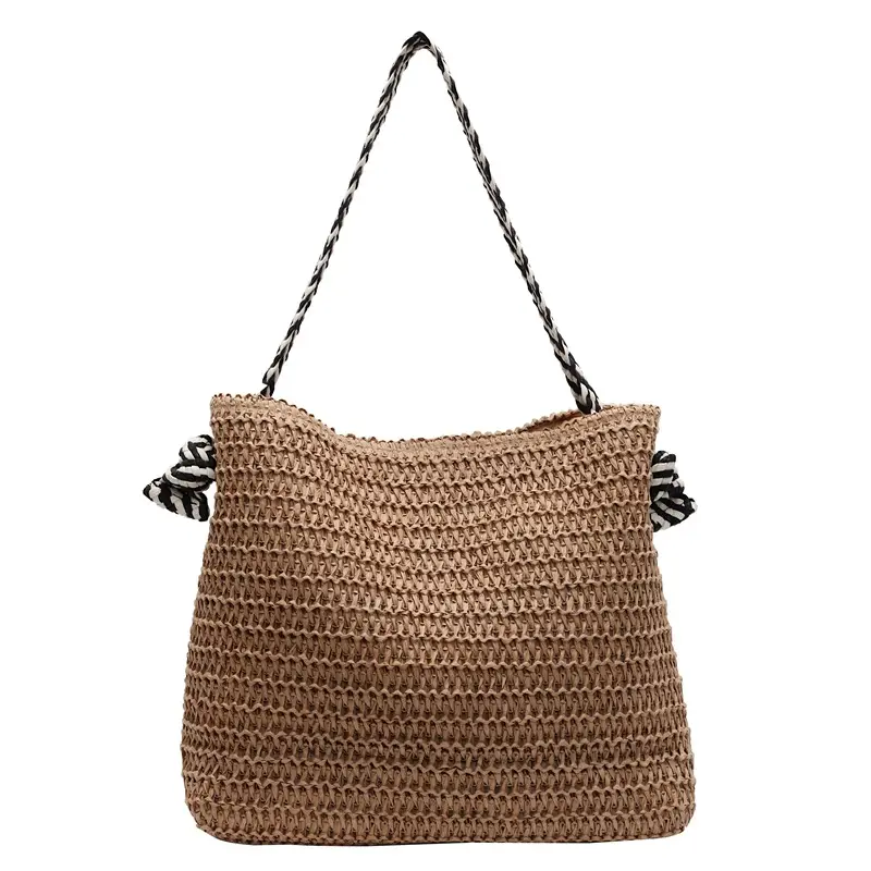 French Spring Niche Artistic Braided Tote Bag 2025 - Image 2