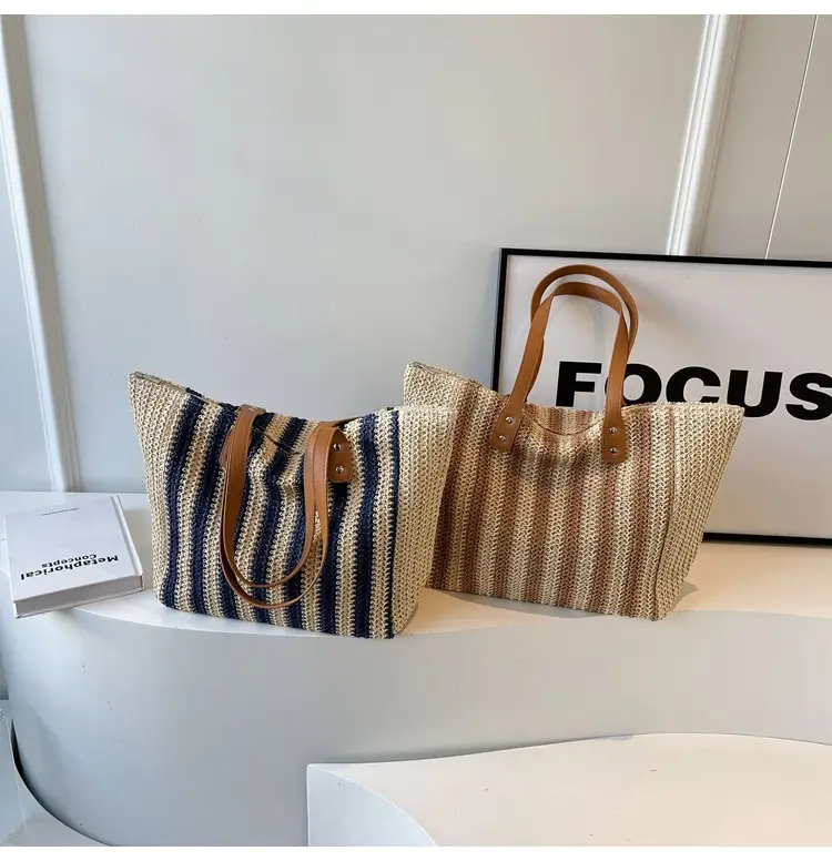 Western Style Women's Striped Stripe Shoulder Bag 2025 — feature 23