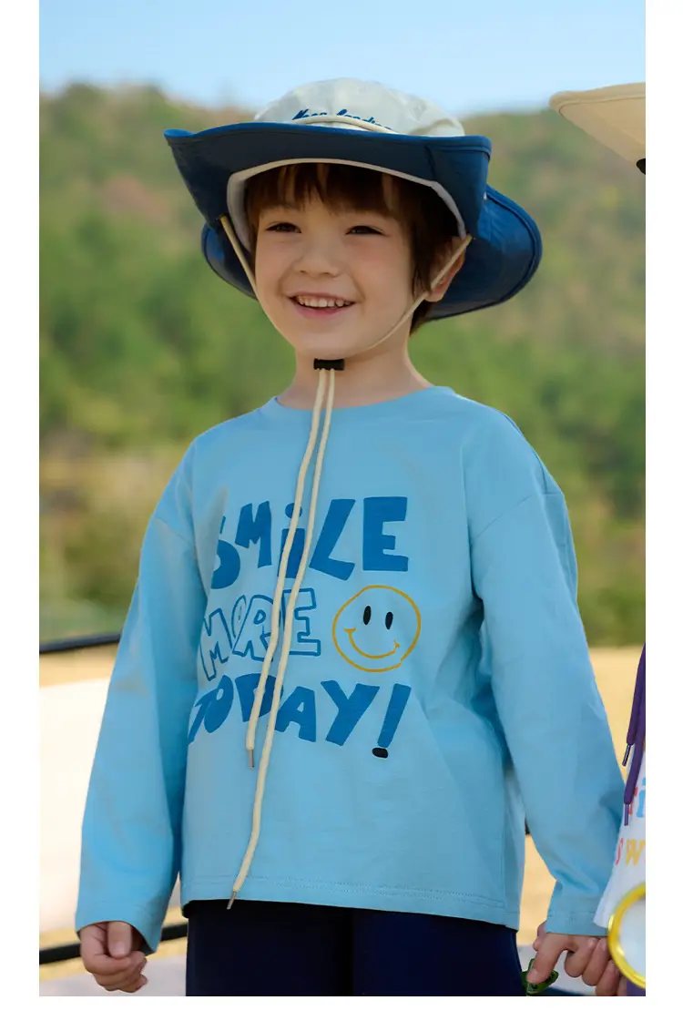 Kids Long Sleeve T-Shirt Set Cotton Green Cream Spring Fall — feature 27
