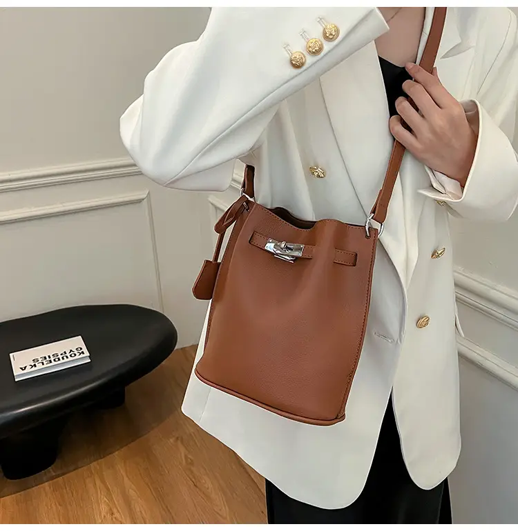 Brown Bucket Bag Women's Casual Shoulder Crossbody 2026 — feature 20