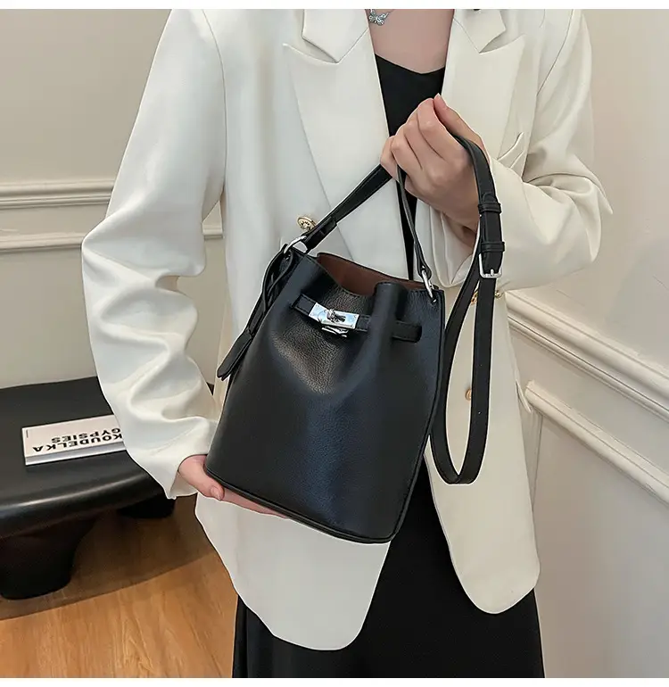 Brown Bucket Bag Women's Casual Shoulder Crossbody 2026 — feature 22
