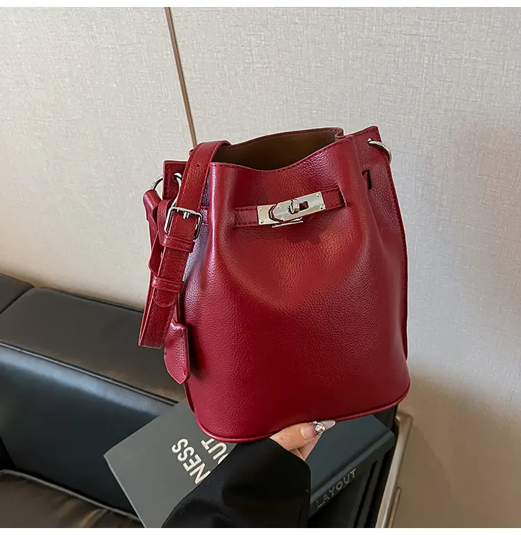 Brown Bucket Bag Women's Casual Shoulder Crossbody 2026 — feature 30