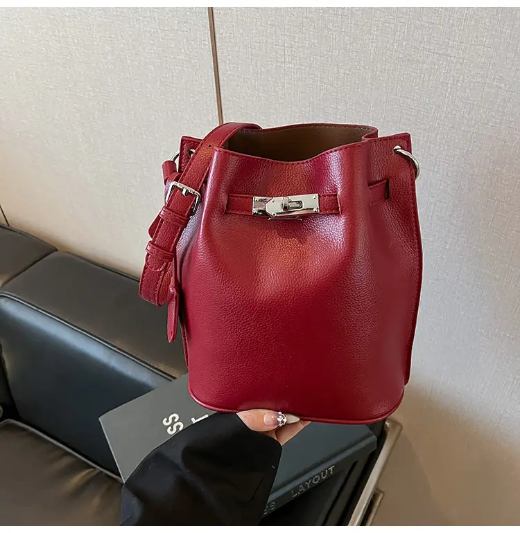 Brown Bucket Bag Women's Casual Shoulder Crossbody 2026 — feature 31