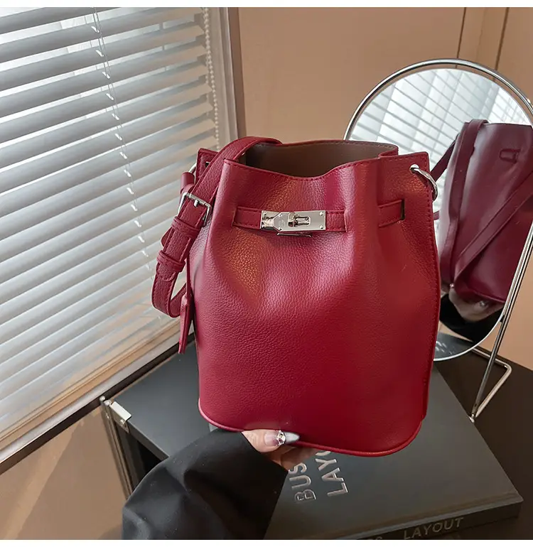 Brown Bucket Bag Women's Casual Shoulder Crossbody 2026 — feature 33