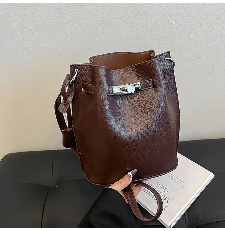 Brown Bucket Bag Women's Casual Shoulder Crossbody 2026 — feature 38
