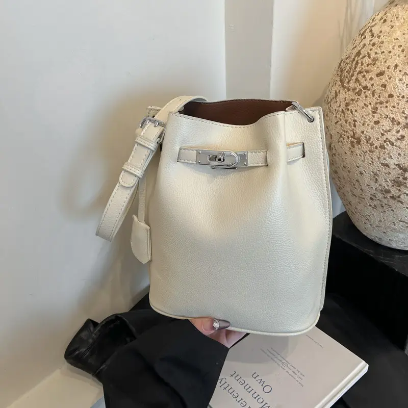 Brown Bucket Bag Women's Casual Shoulder Crossbody 2026 - Image 3