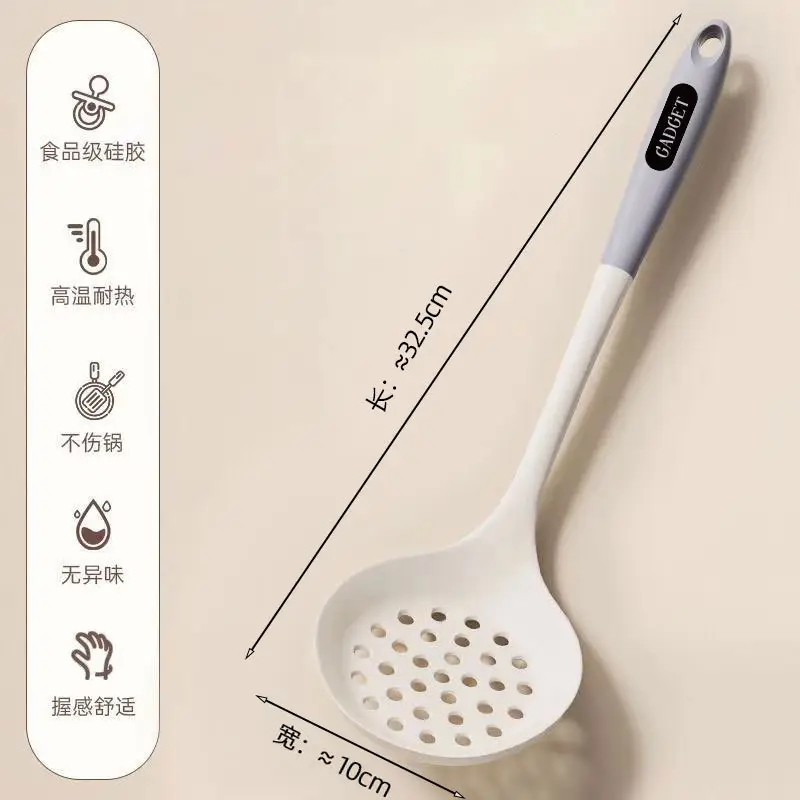 Food grade silicone spatula household non-stick high temperature resistant spatula silicone spoon spoon spatula three-piece set wholesale