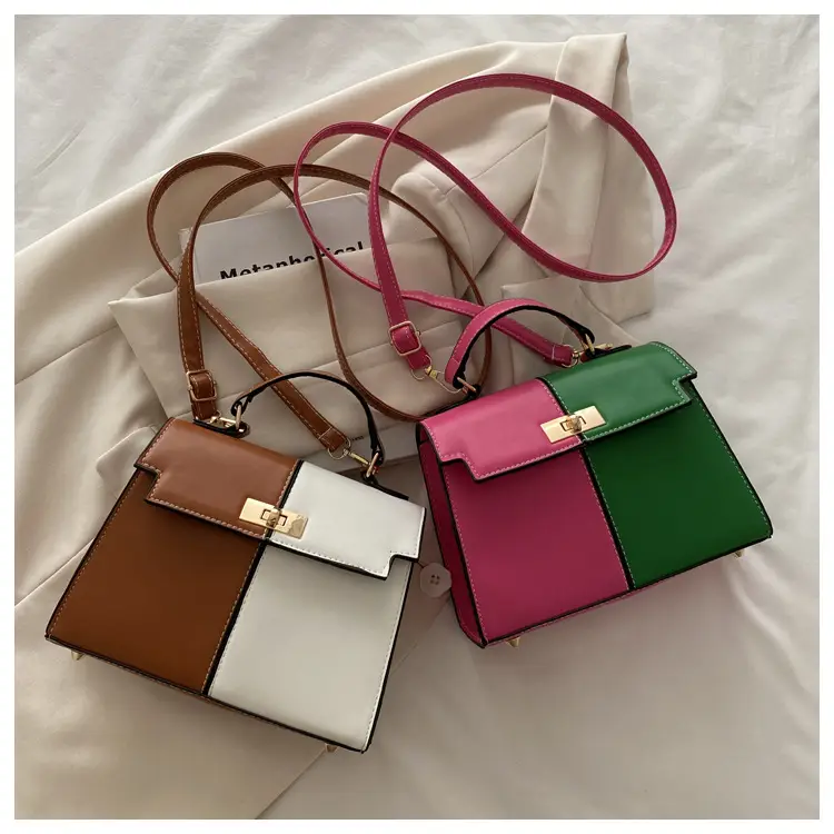 Foreign-style Green Pink Crossbody Bag for Women — feature 27