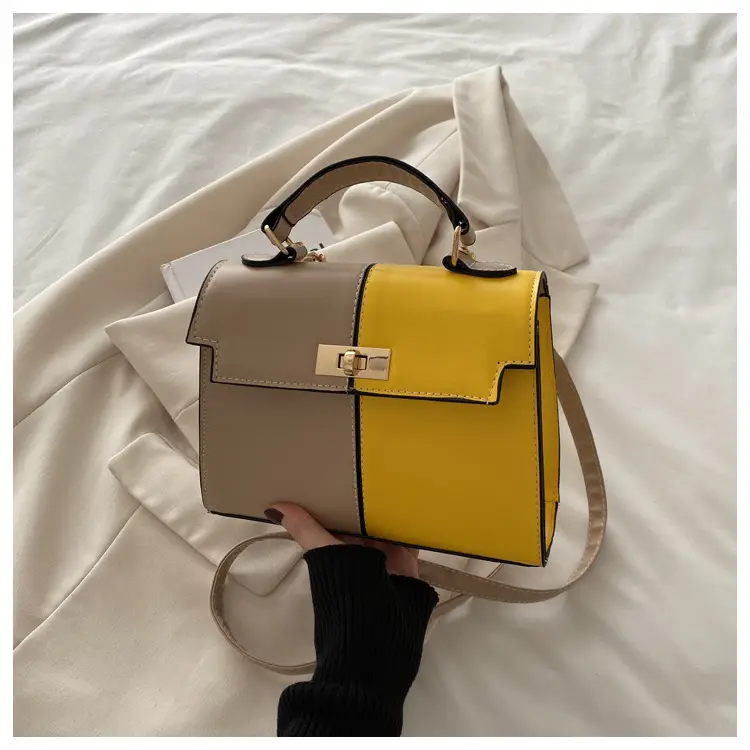 Foreign-style Green Pink Crossbody Bag for Women - Image 3