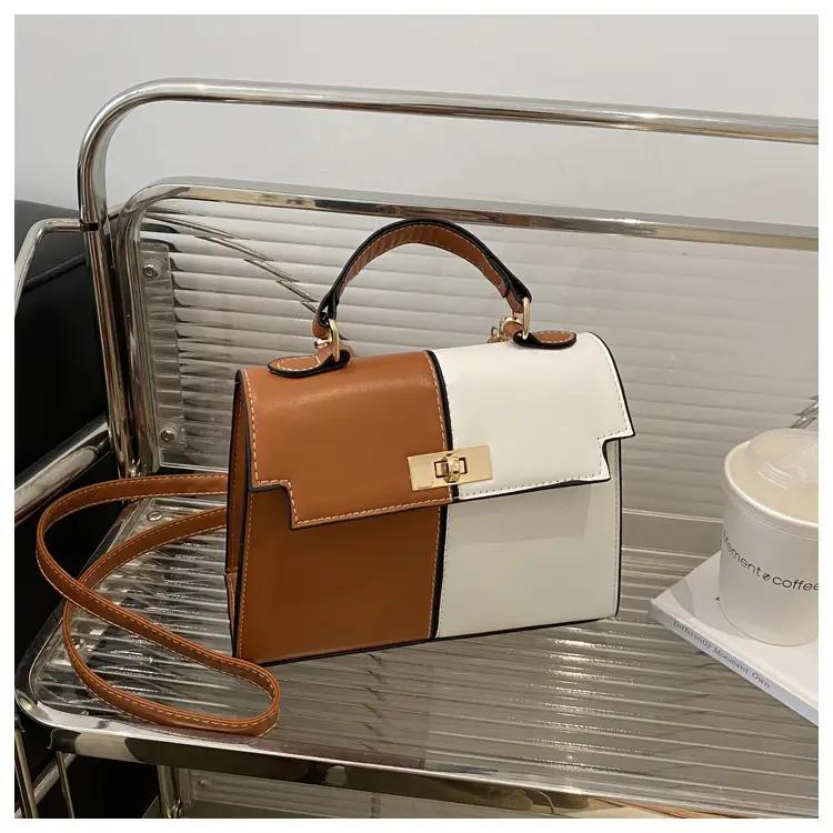 Foreign-style Green Pink Crossbody Bag for Women - Image 4
