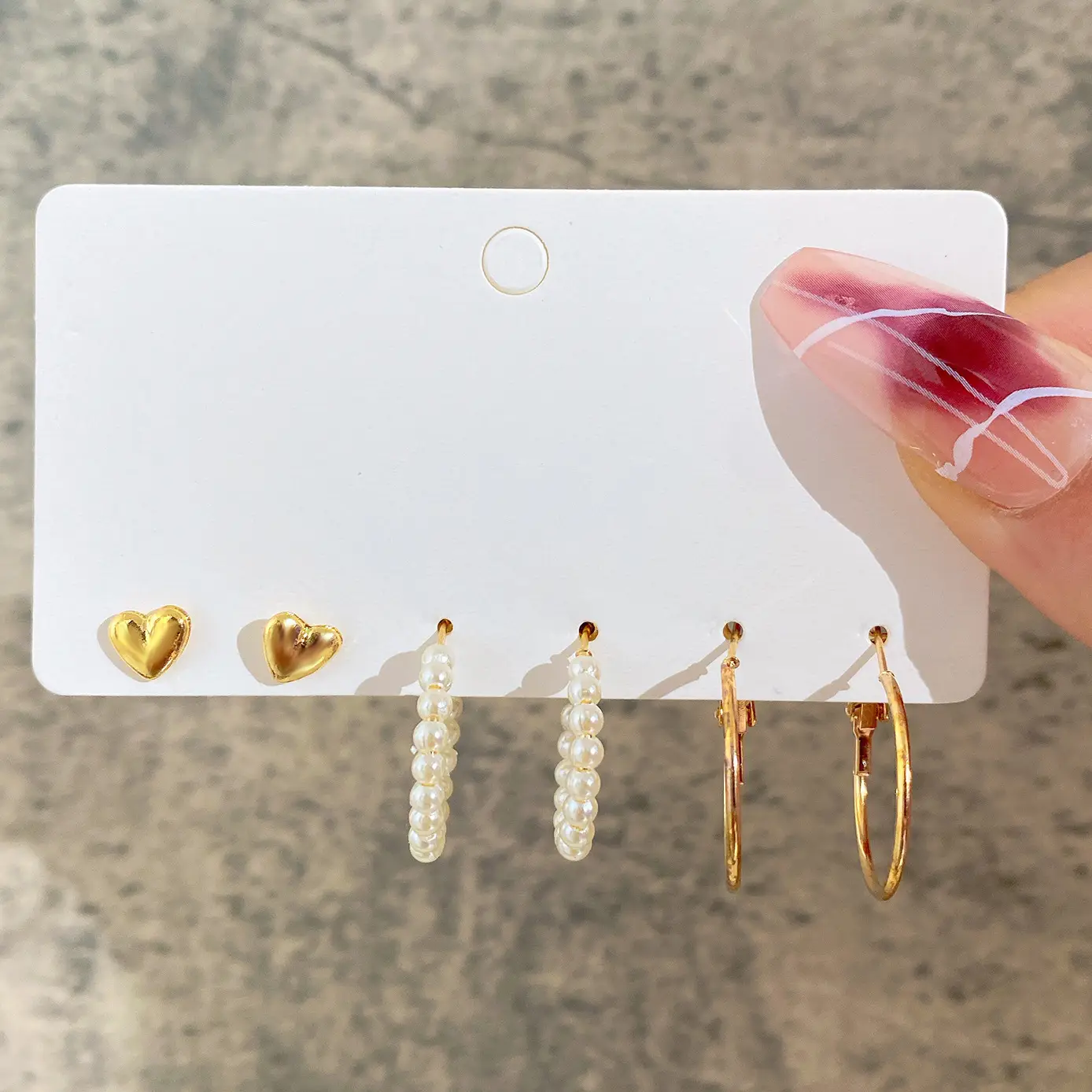Gold Plated Spiral Earrings & Studs Set for Women — feature 4