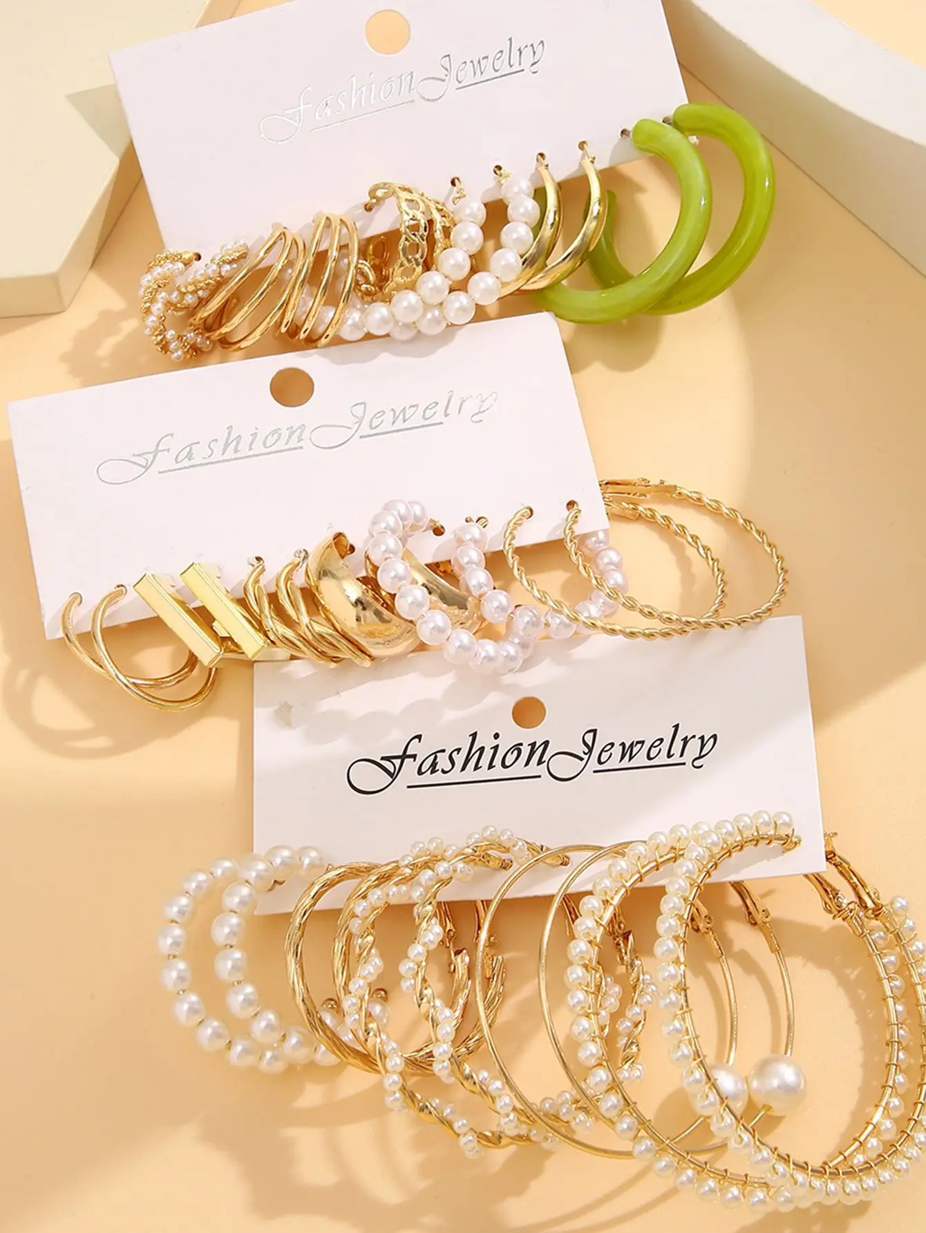Gold Plated Spiral Earrings & Studs Set for Women — feature 6