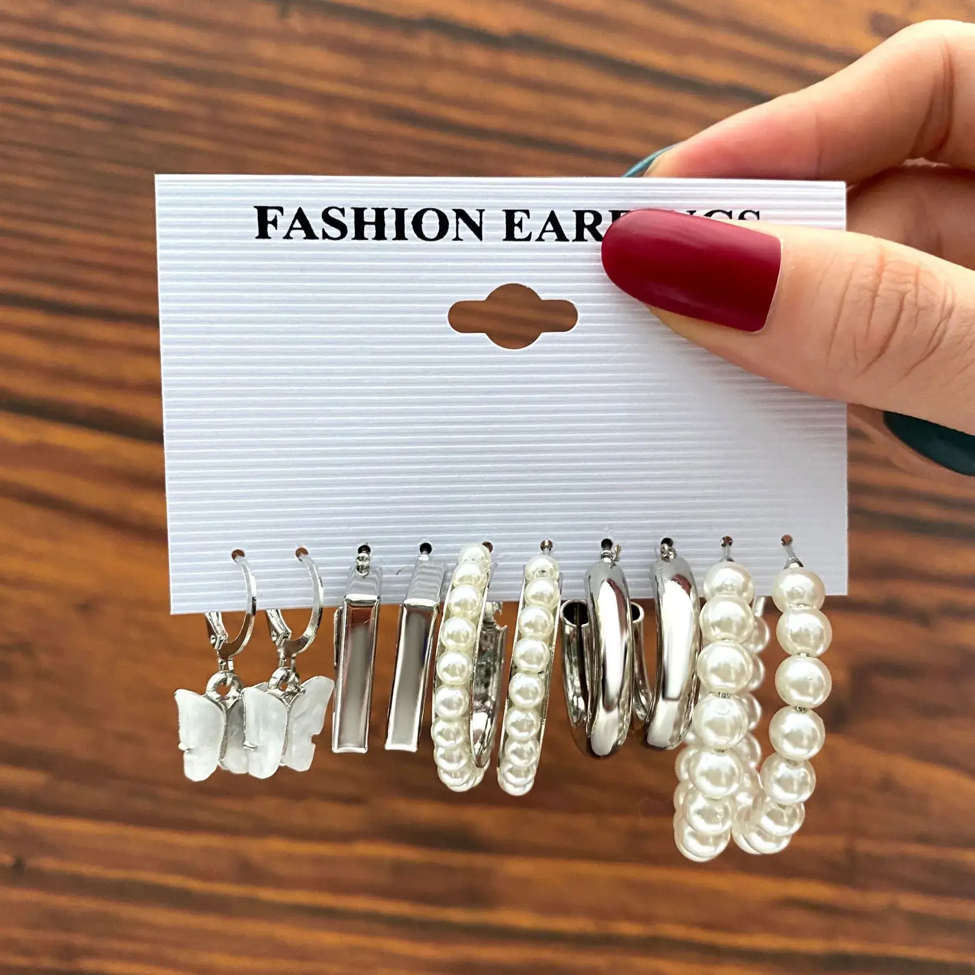 Gold Plated Spiral Earrings & Studs Set for Women - Image 47