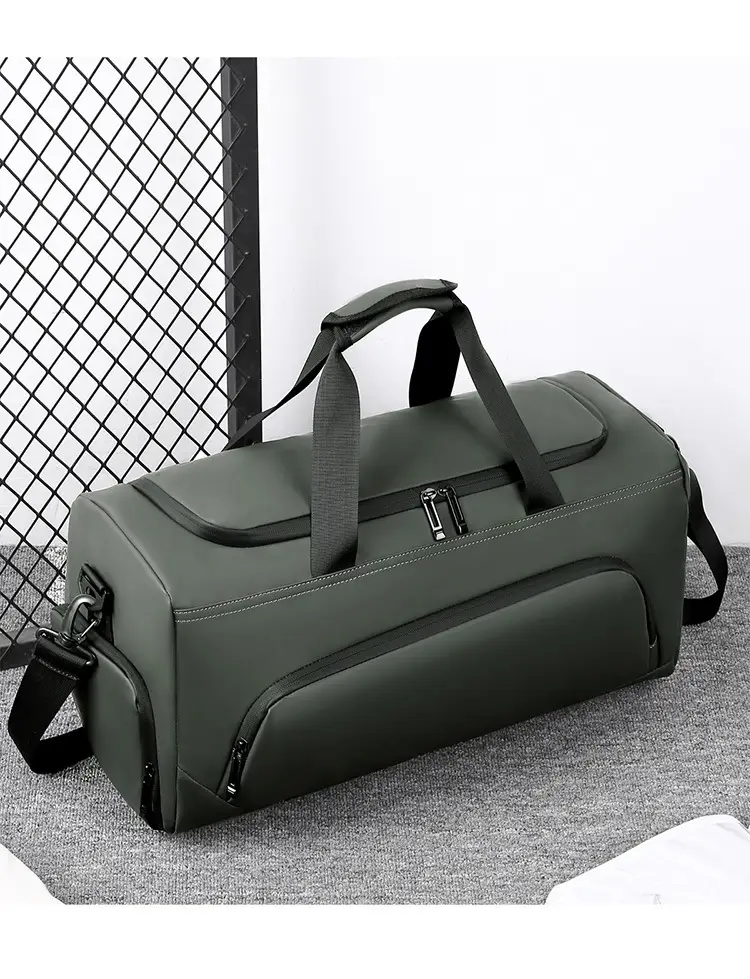 Men Large Capacity Blue Crossbody Travel Bag — feature 29