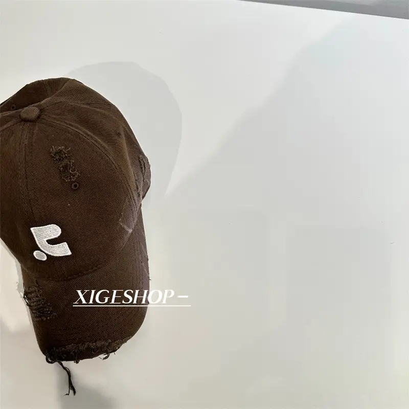 Women Baseball Cap Small Grey Black Embroidered — feature 19