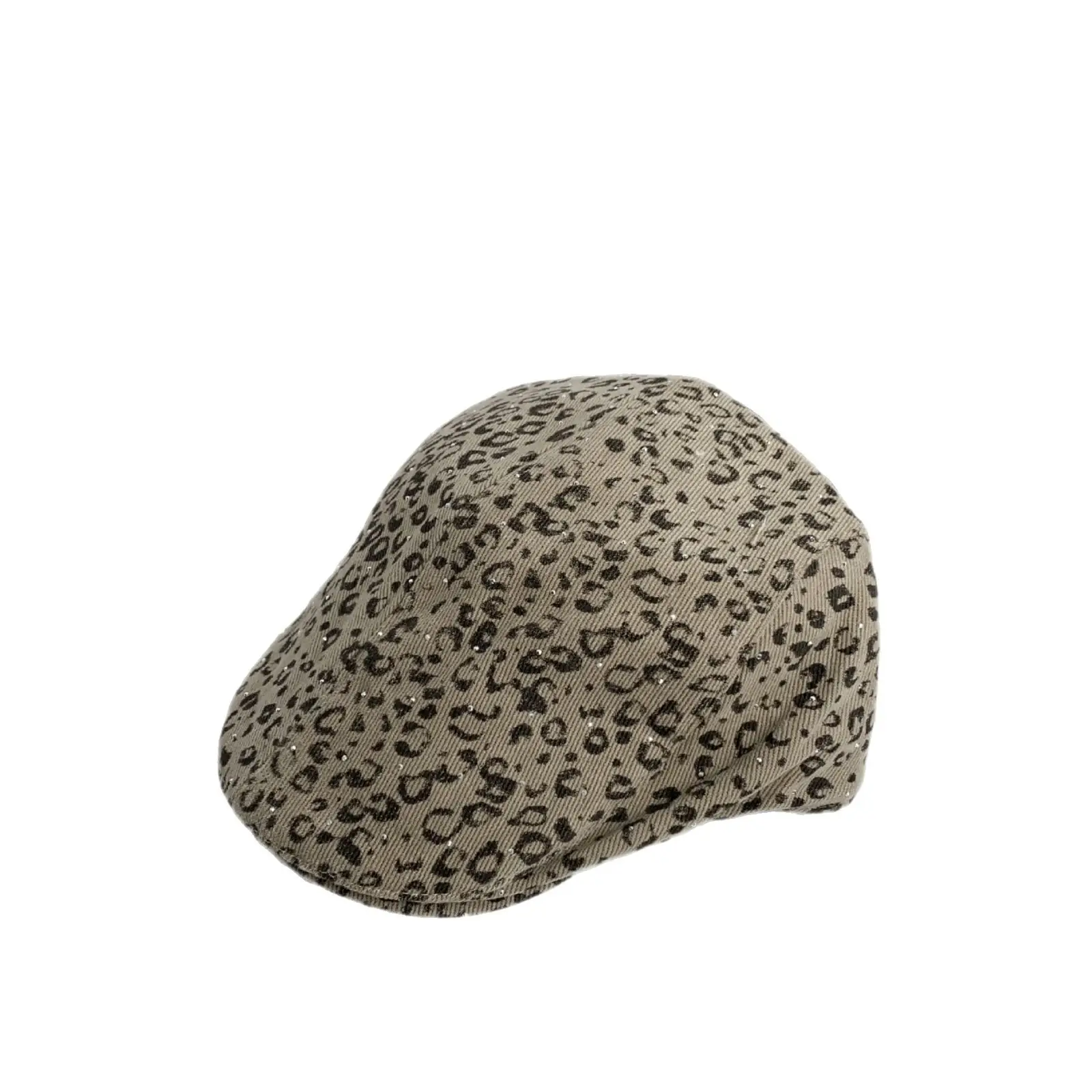 Japanese Gypsophila Rhinestone Leopard Print Hat - Image 8