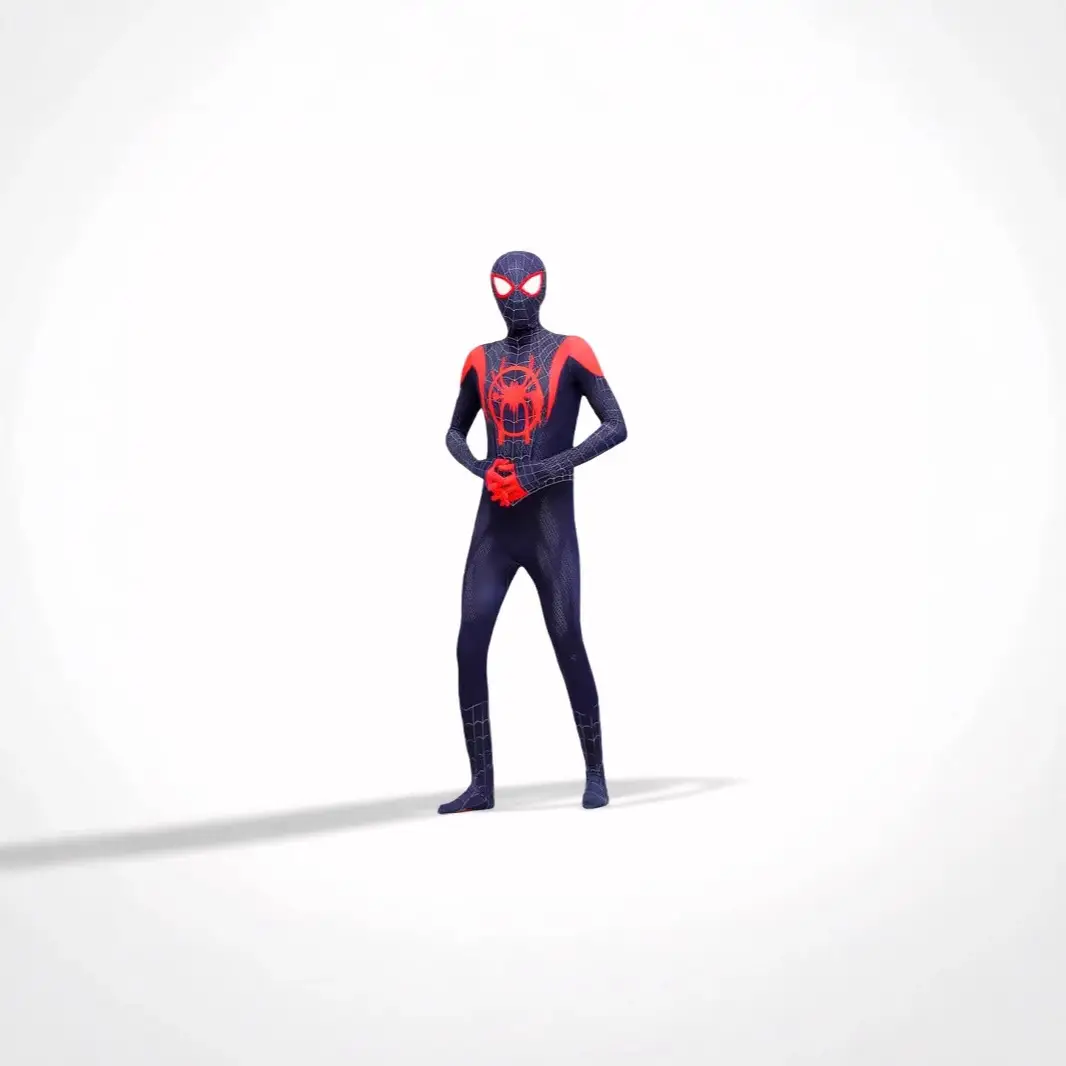 Halloween Spider-Man Tight Children's cosplay Performance Clothes Black Spider Myers Collection jumpsuit