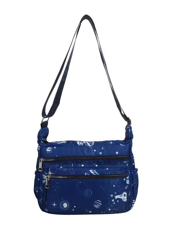 Women's Printed Oxford Shoulder Bag 2024 Large Capacity - Image 10