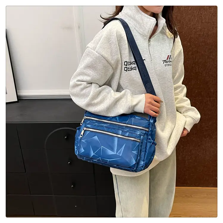 Women's Printed Oxford Shoulder Bag 2024 Large Capacity — feature 15