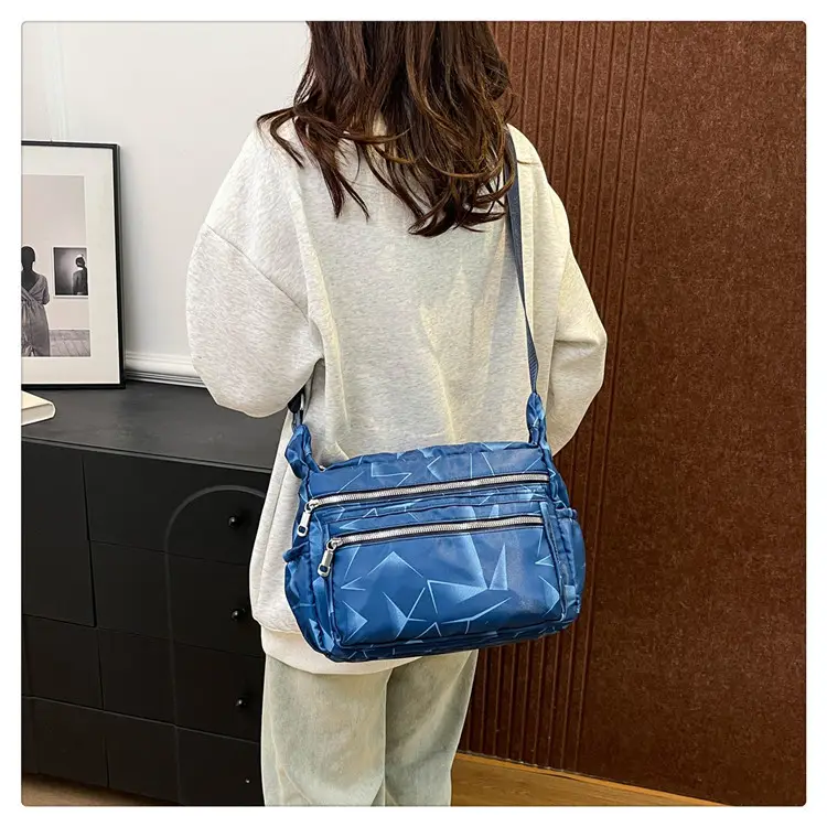 Women's Printed Oxford Shoulder Bag 2024 Large Capacity — feature 18