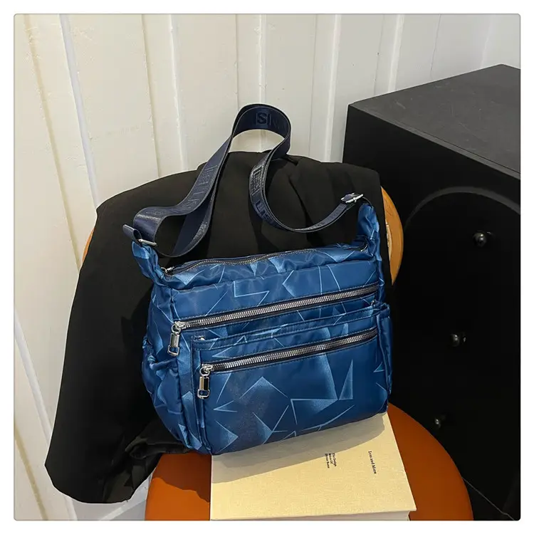Women's Printed Oxford Shoulder Bag 2024 Large Capacity — feature 38