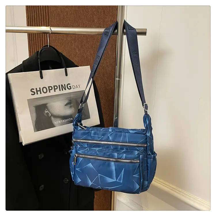 Women's Printed Oxford Shoulder Bag 2024 Large Capacity — feature 39