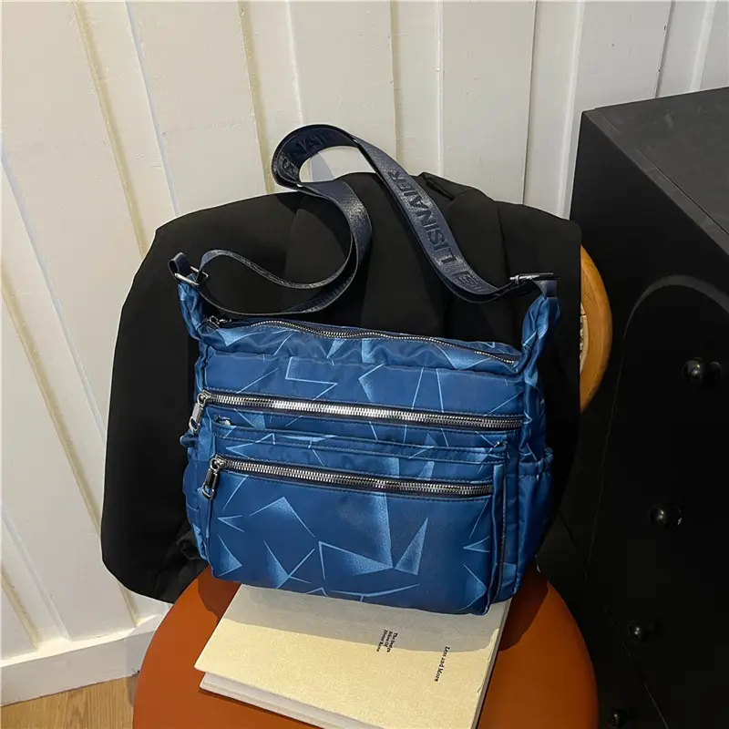 Women's Printed Oxford Shoulder Bag 2024 Large Capacity - Image 3