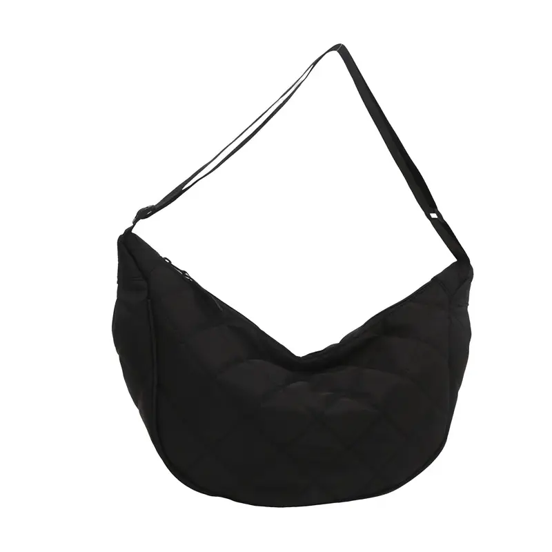 White Quilted Crossbody Bag for Women - Image 9