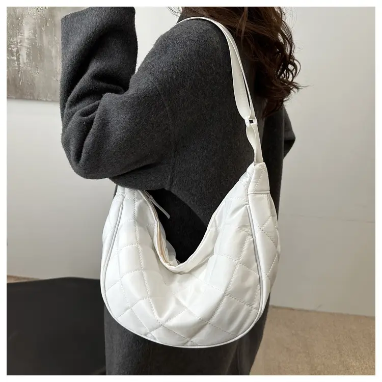 White Quilted Crossbody Bag for Women — feature 18