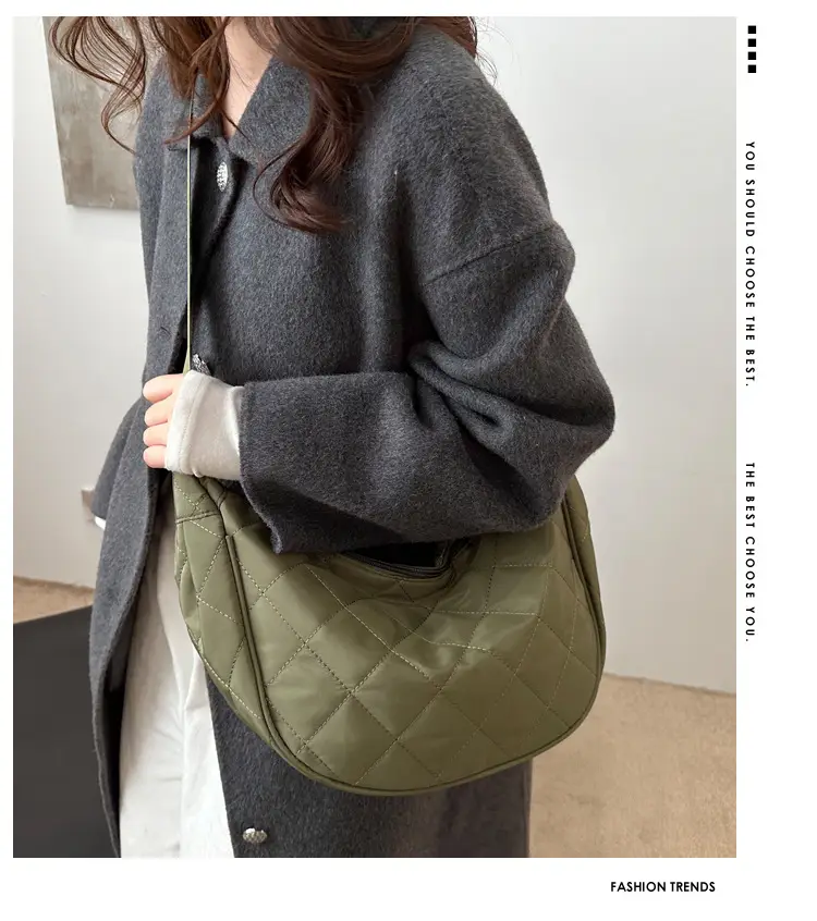 White Quilted Crossbody Bag for Women — feature 2