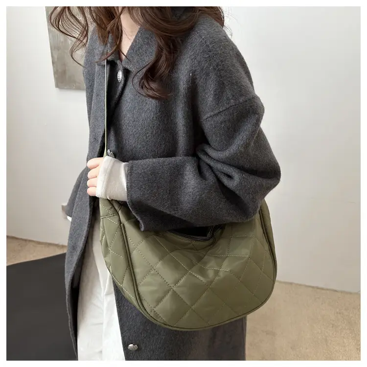White Quilted Crossbody Bag for Women — feature 24