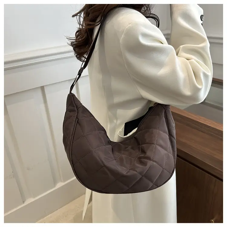 White Quilted Crossbody Bag for Women — feature 25